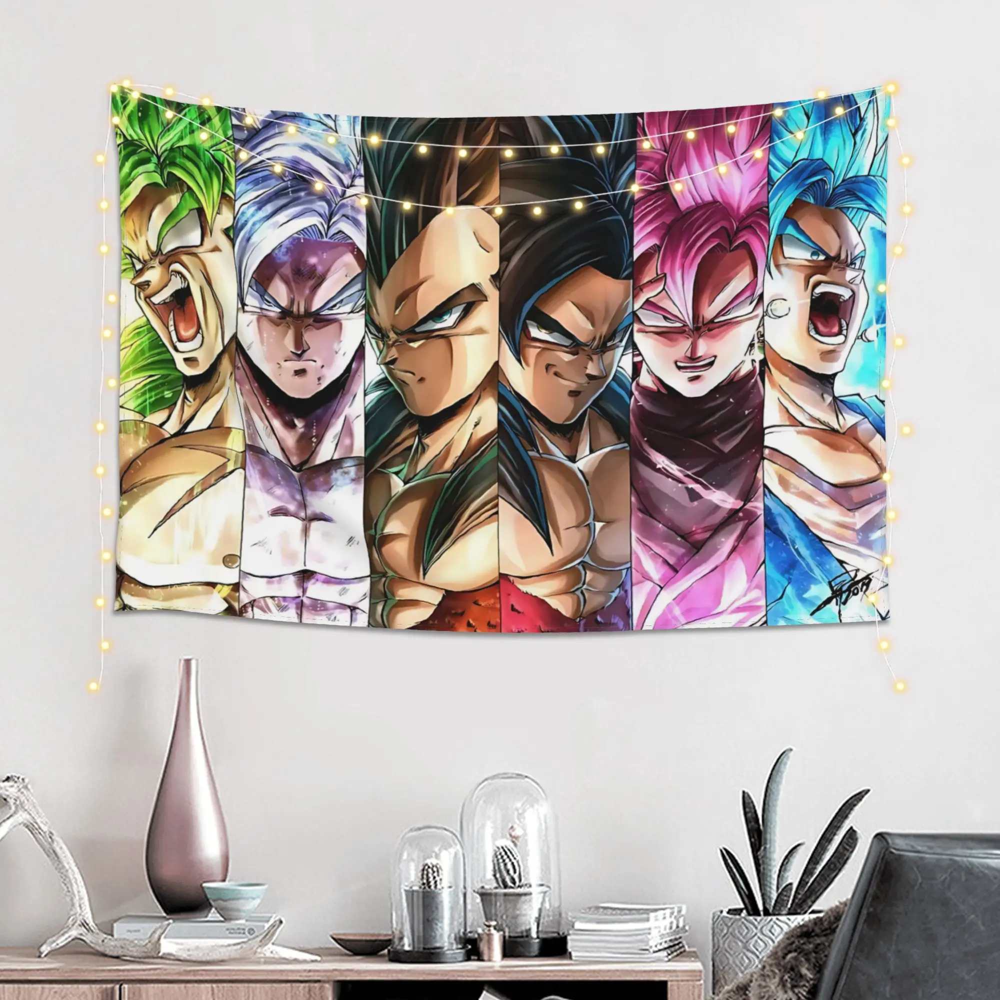 Dragon Balls Cutecore Tapestry Room decoration Goku Home Decoration Tapestry Decor Accessories Cute Room Decor