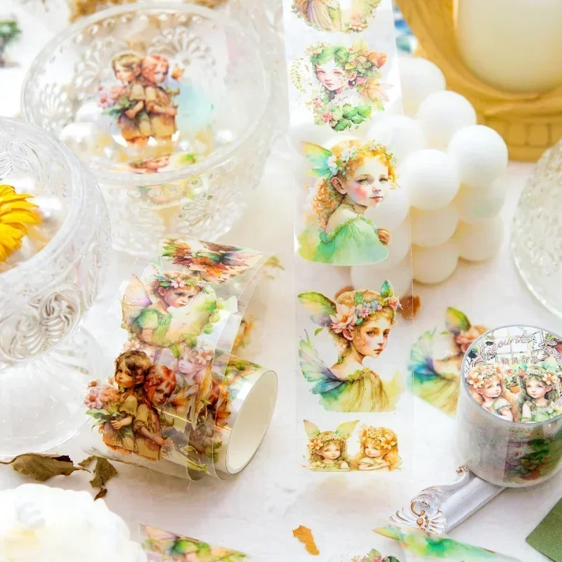 1 rolo 2m manual decoração castelo pet fita atende o adesivo 37.5mm * 2m retro loop adesivos estilo europeu material de escrita