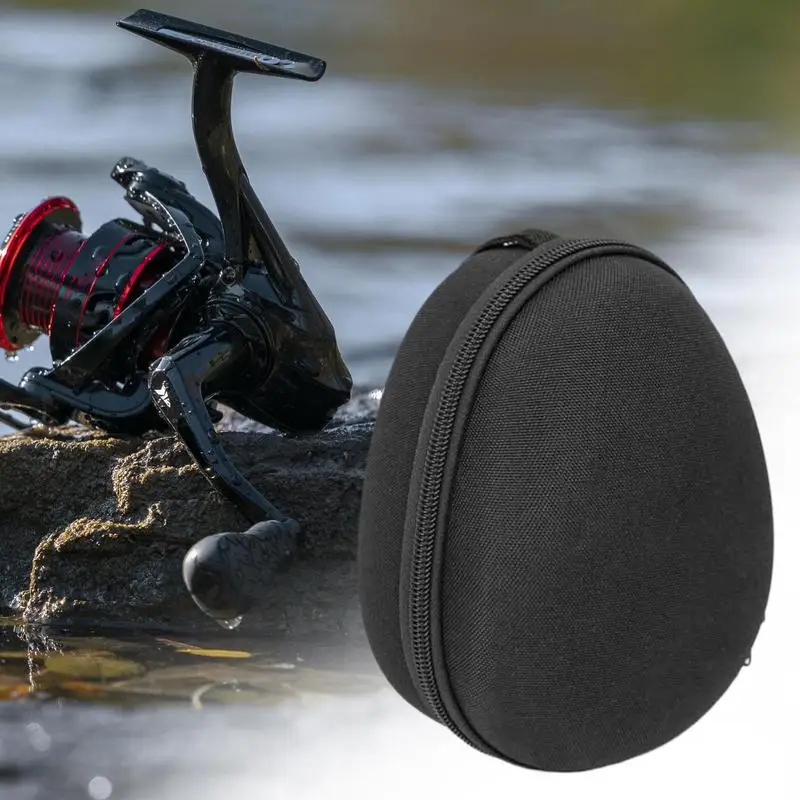 Fishing Reel Storage Box Multifunctional Baitcasting Reel Protective Case Hard Shell Fishing Reel Cover Drum Reel Storage Box