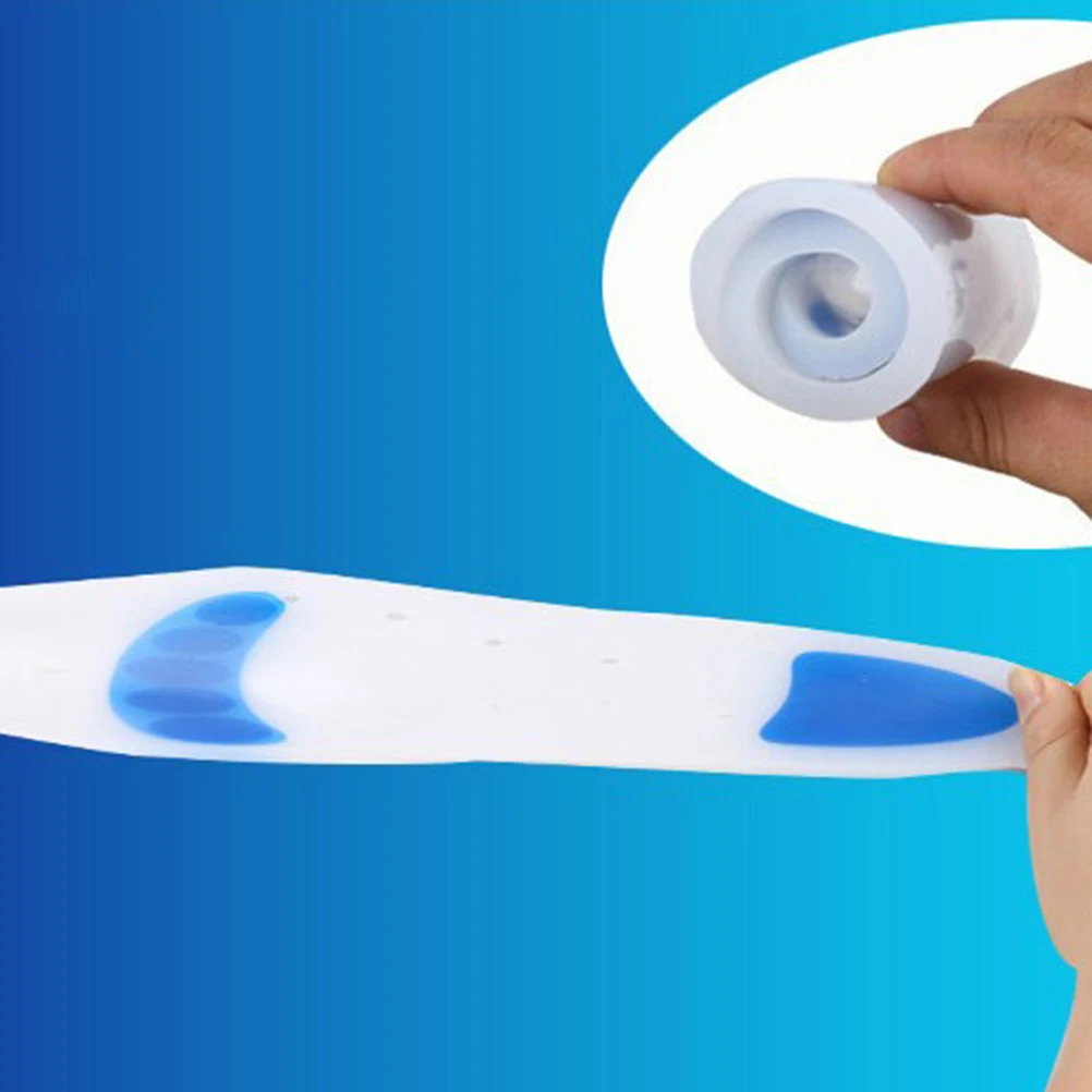

Silicone Insole Shoe Pads Arch Support Insert Insoles Flat Absorbing Inserts Foot