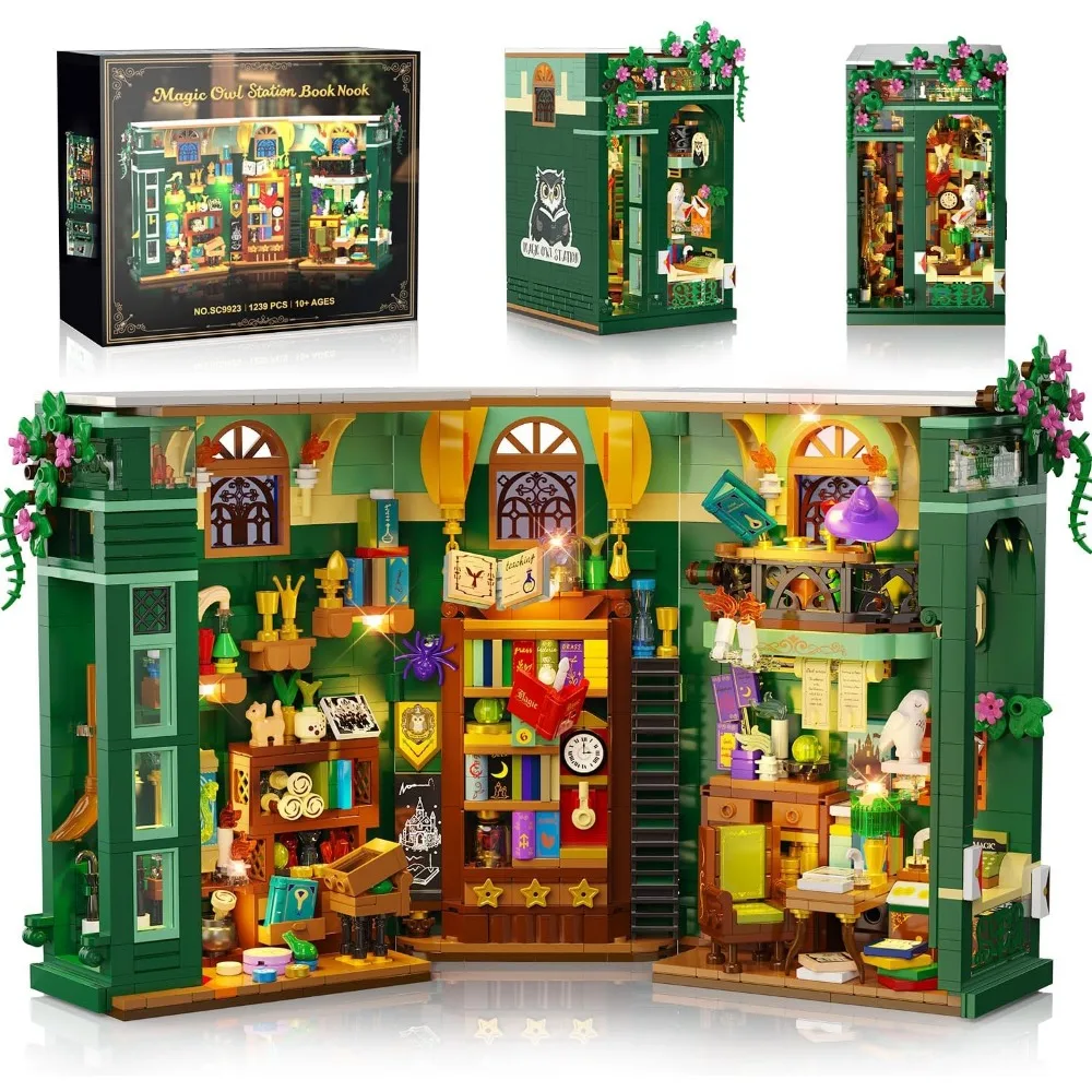 

Набор для сборки книжных уголоков с подсветкой: набор для домашнего декора книжной полки своими руками из 1239 предметов