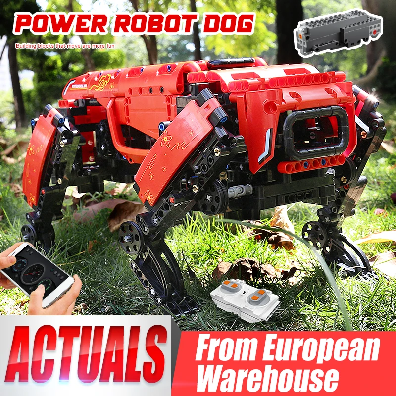 

MOLD KING MOC 15067, высокотехнологичный робот с дистанционным управлением Power MK Dynamics, строительные блоки, приложение, радиоуправляемый робот, игрушки для мальчиков, подарки на день рождения