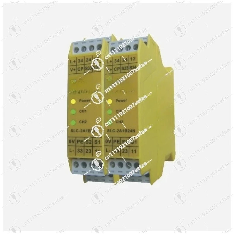 DC24V ABS Plastic Housing Safety Relay Safety Door Safety Light Curtain Emergency Stop Switch