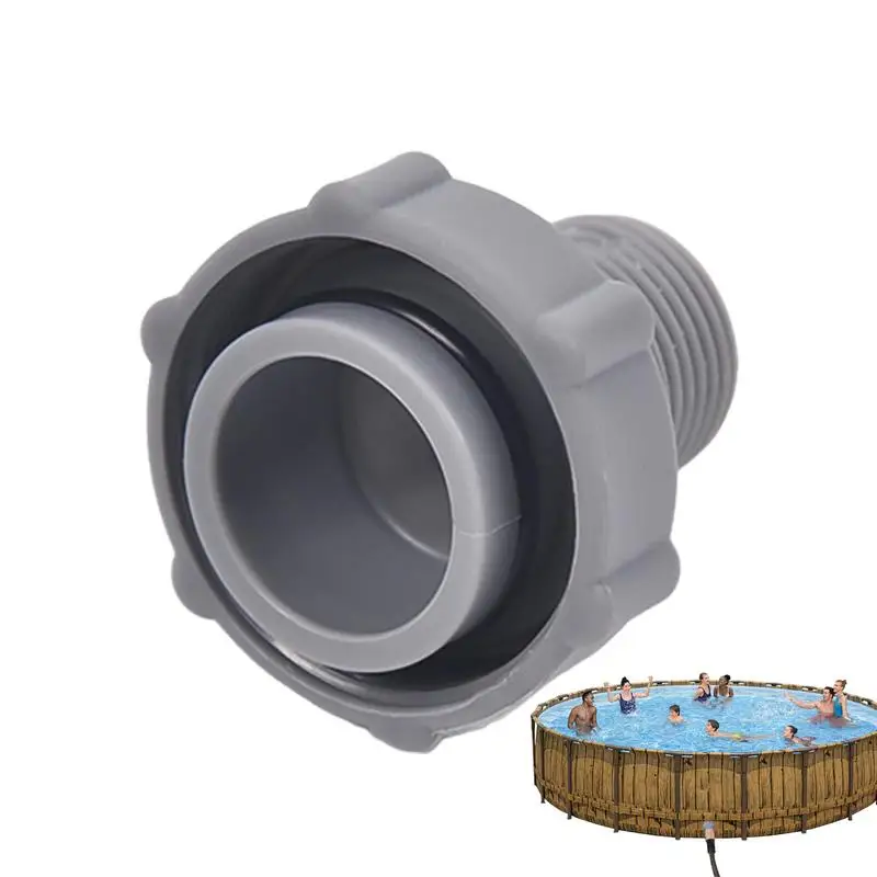 

Aboveground Pool Drain Hose Connector Id1.5-Inch Drain Connector Hose Fittings Efficient Drainage Leak-Proof Pool Accessories