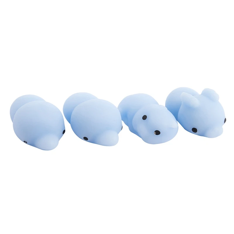 20 sztuk Mini zabawka do ściskania Squishy Mochi miękkie uwalnianie zabawki stresowe Kawaii zwierząt Squishy zabawki dekompresyjne Seal Octopus N20