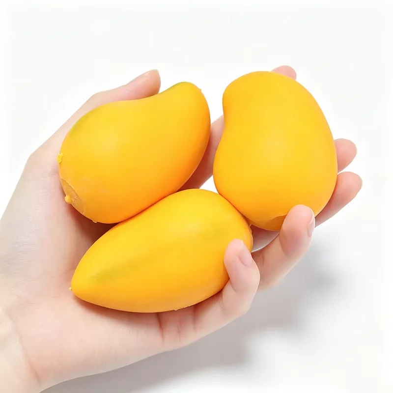 Stress Relief Toy Dragon Fruit / Mango Squishy Ball Super Slow Rebound Decompression Fidget Butter Toy Anxiety Relief Gift