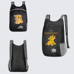 Mochila plegable del Rey León para hombres y mujeres, mochilas portátiles impermeables de alto volumen, bolsas de viaje ligeras, mochila para deportes al aire libre