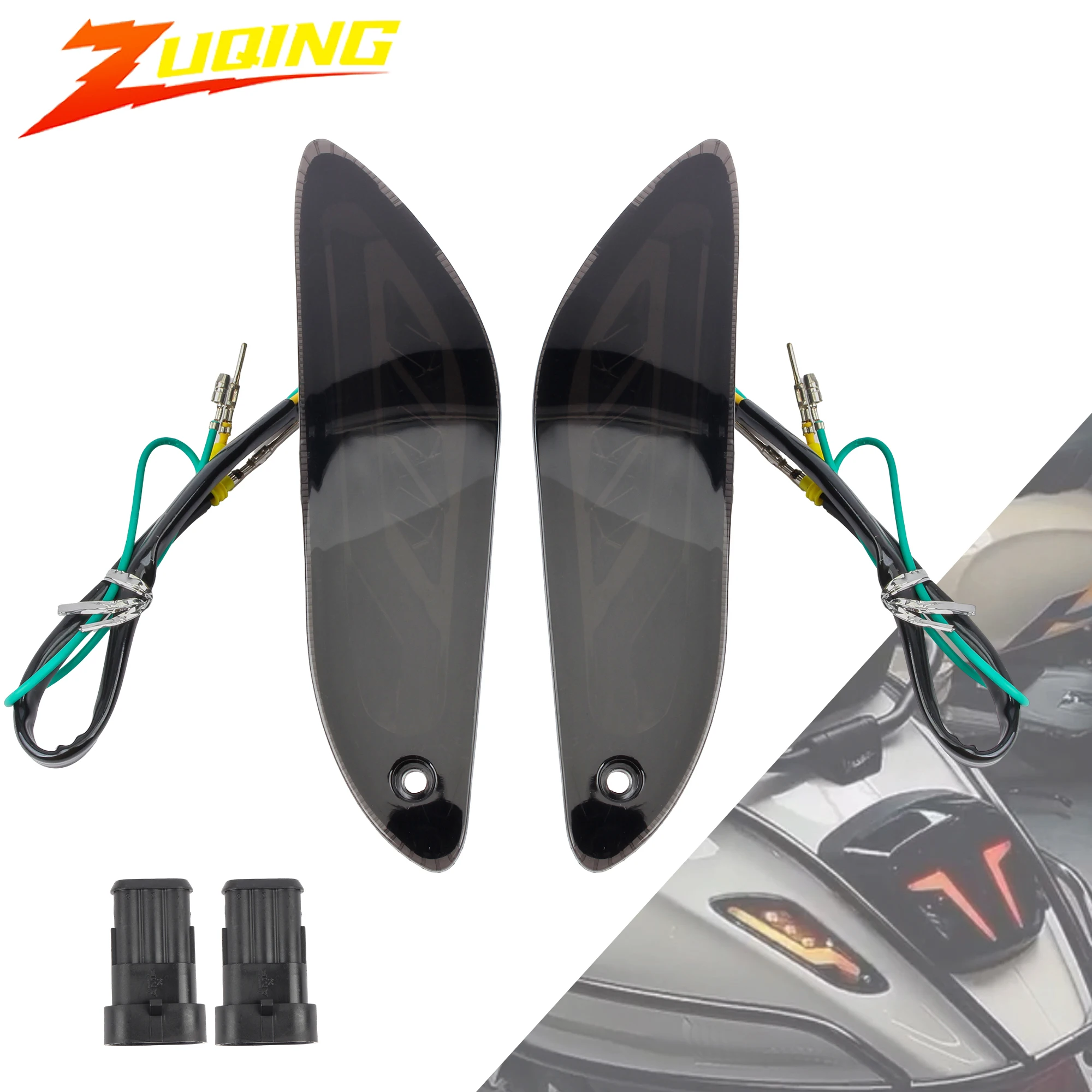 

Motorcycle LED Front Rear Turn Signal For PIAGGIO Vespa Elettrica Sprint Primavera 50 125 150 Scooters Signal Indicator DRL