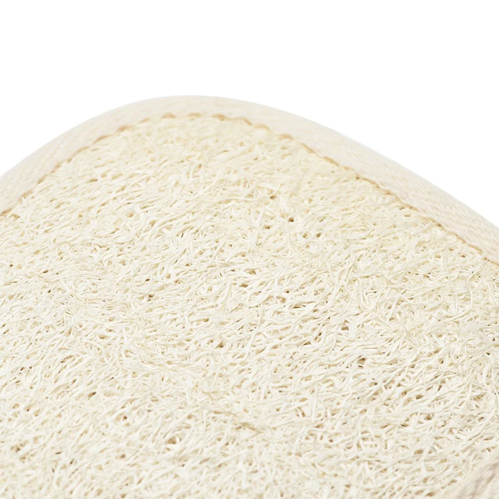 

Губка из люфы, отшелушивающие перчатки, натуральный скребок для ванны, эластичный ремешок, подушка для душа для гладкой кожи, глубокое очищение, скраб для тела