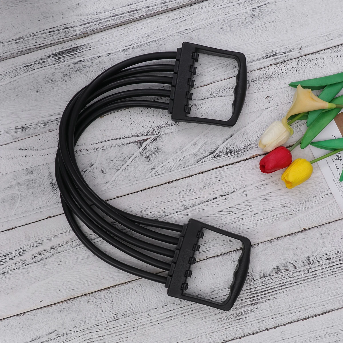 

Training Equipments Puller Arm Pulling Resistant Band Detachable Dual-purpose Expander Black