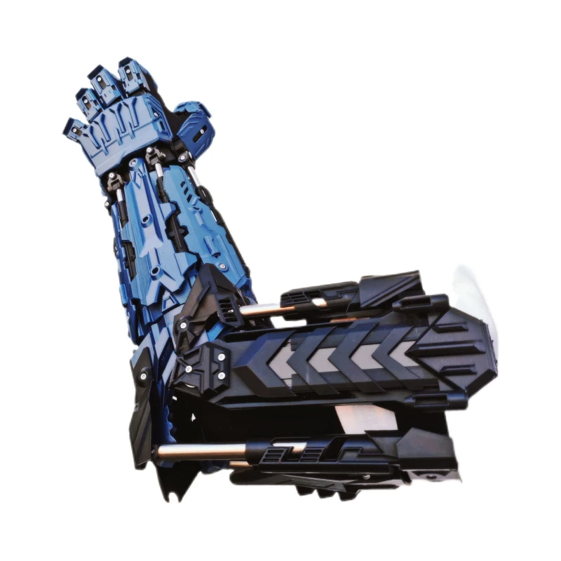 Cyberpunk Wearable Mecha Arm Gloves - Functional Cosplay & Film Prop