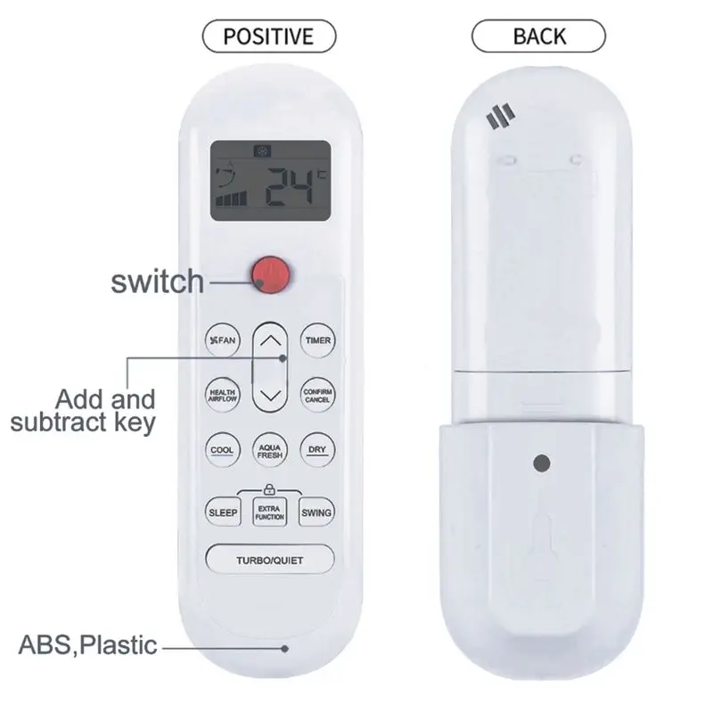 New Remote Control 0010404555A 0010404555B 001040455D For AQUA MABE For Haier Air Conditioner-A31R