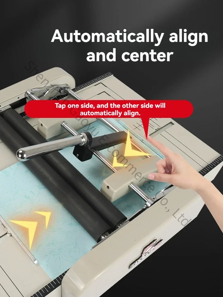 Electric Riding Office Document Riding Stapler A4 Binding Machine  Automatic Nail Origami Small Manual Paper Binding Artifact