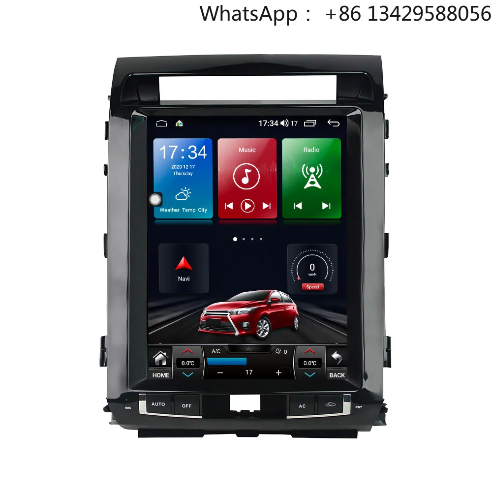 

12.1 Inch 8 CoreFeatured Vertical Screen Stereo Multimedia System Radio DVD Player for Land Cruiser 2008-2015