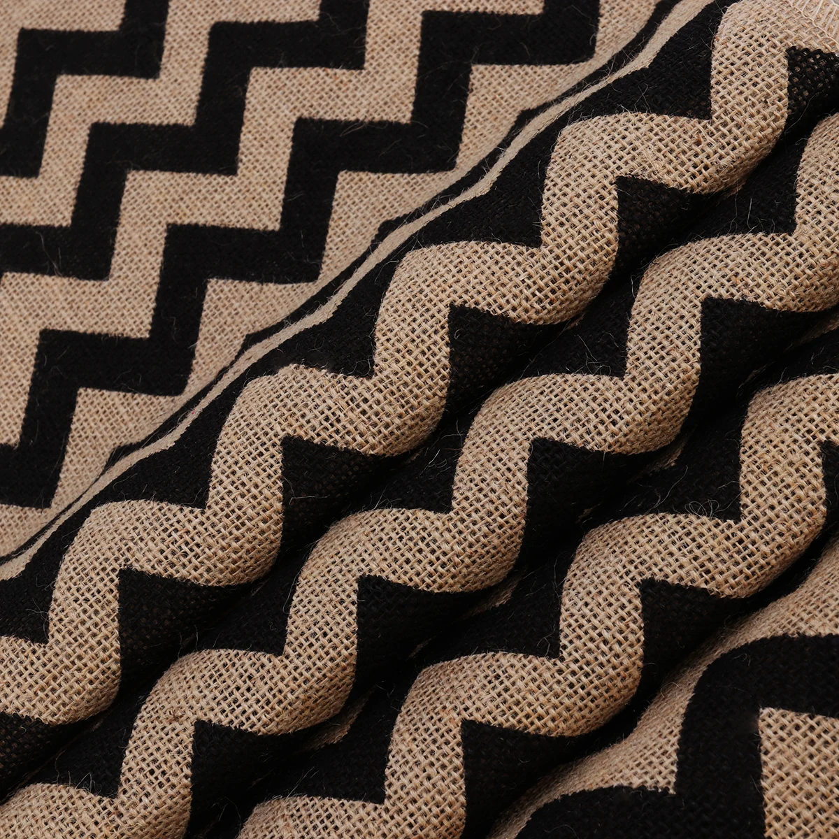 

Wavy Striped Table Runner 275X30cm Linen Burlap Lace Wedding Christmas Dining Decor Home Textiles Buffet Tables