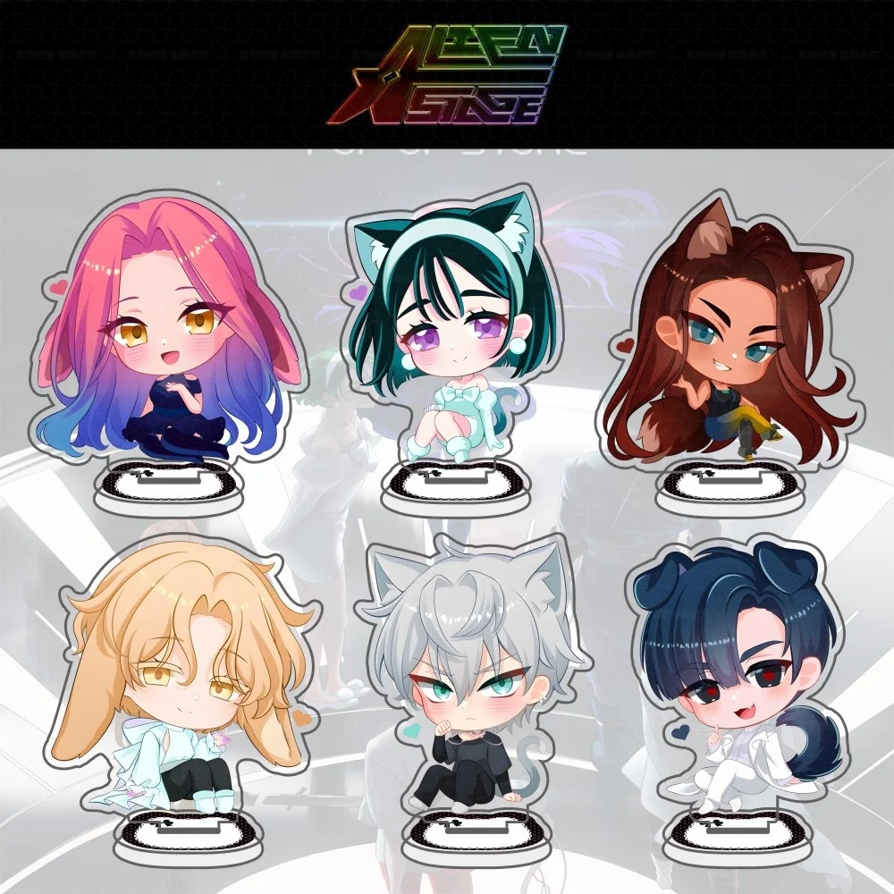 ALIEN STAGE IVAN & TILL Figures Acrylic Stand Anime Model Action Figure Ornament Accessories Models Desktop Ornaments Gift