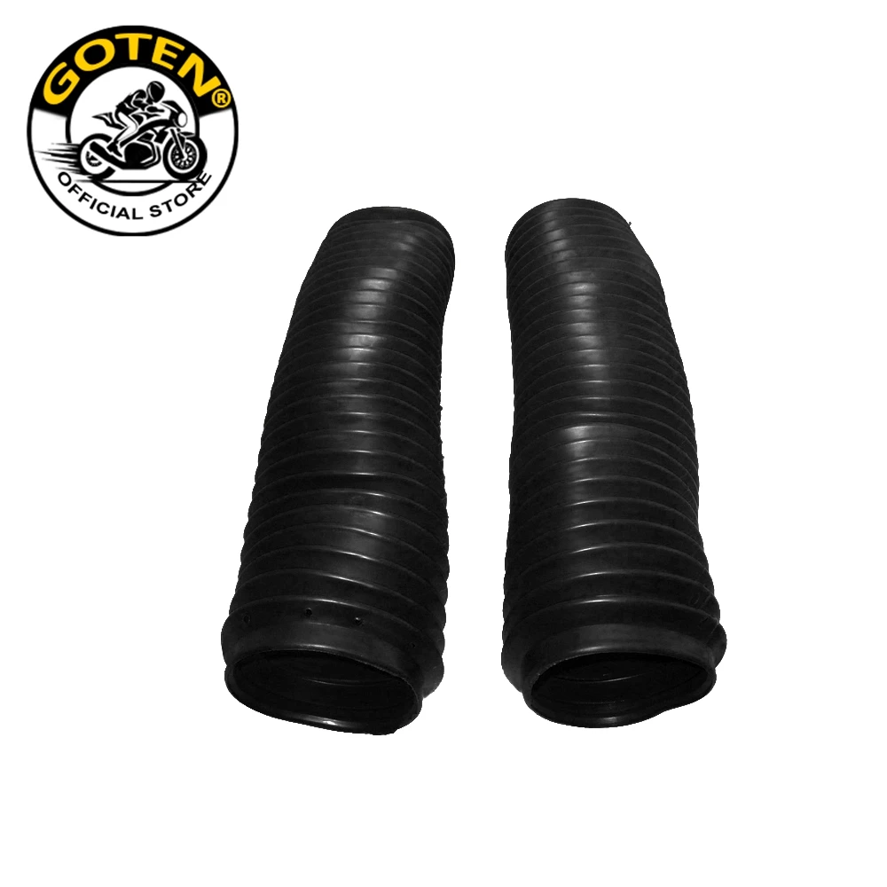 Goten Front Fork Boots Shock Covers Protector Rubber Dust Gator Guard Gaiters For 340MM Dirt Bike Motorcycle