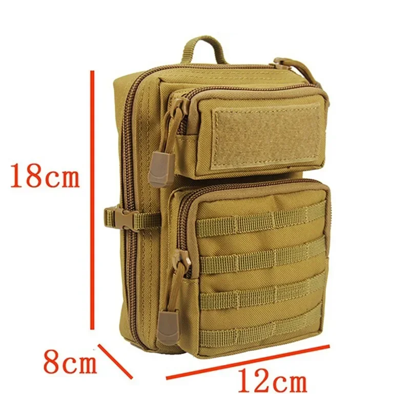 Multifunction Pouch Molle Hip Waist EDC Bag Large Capacity Wallet Purse Phone Holder Bags Camping Hiking Hunting Fanny Pack