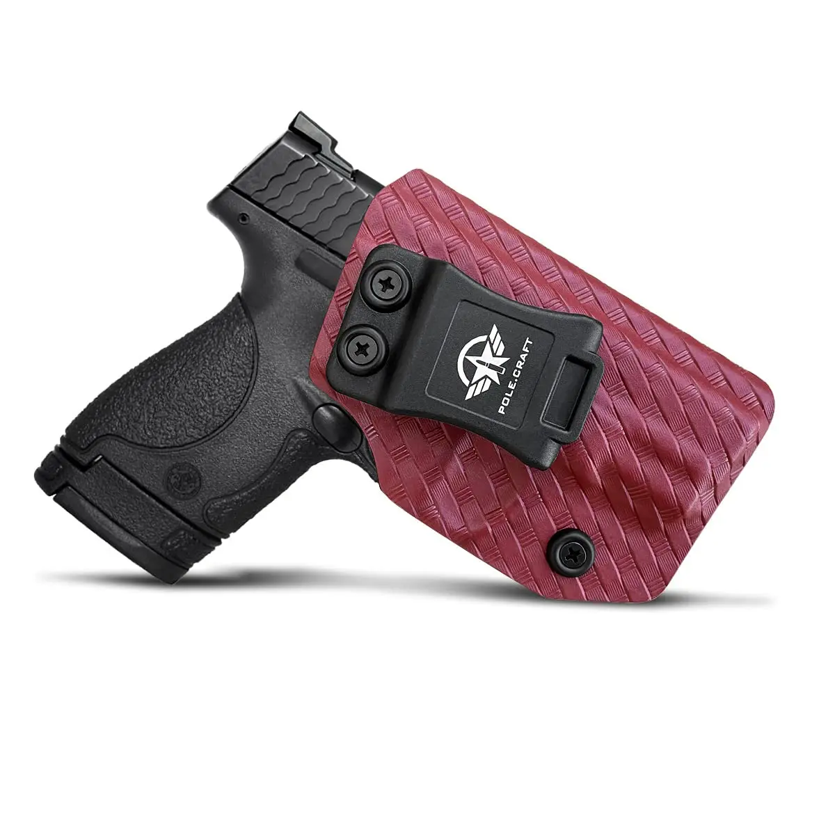 

M&P Shield 9mm Holster IWB Kydex Holster Custom Fit:M&P Shield Plus / M2.0 / M1.0 - 9mm/.40 S&W 3.1" Barrel Pistol Case