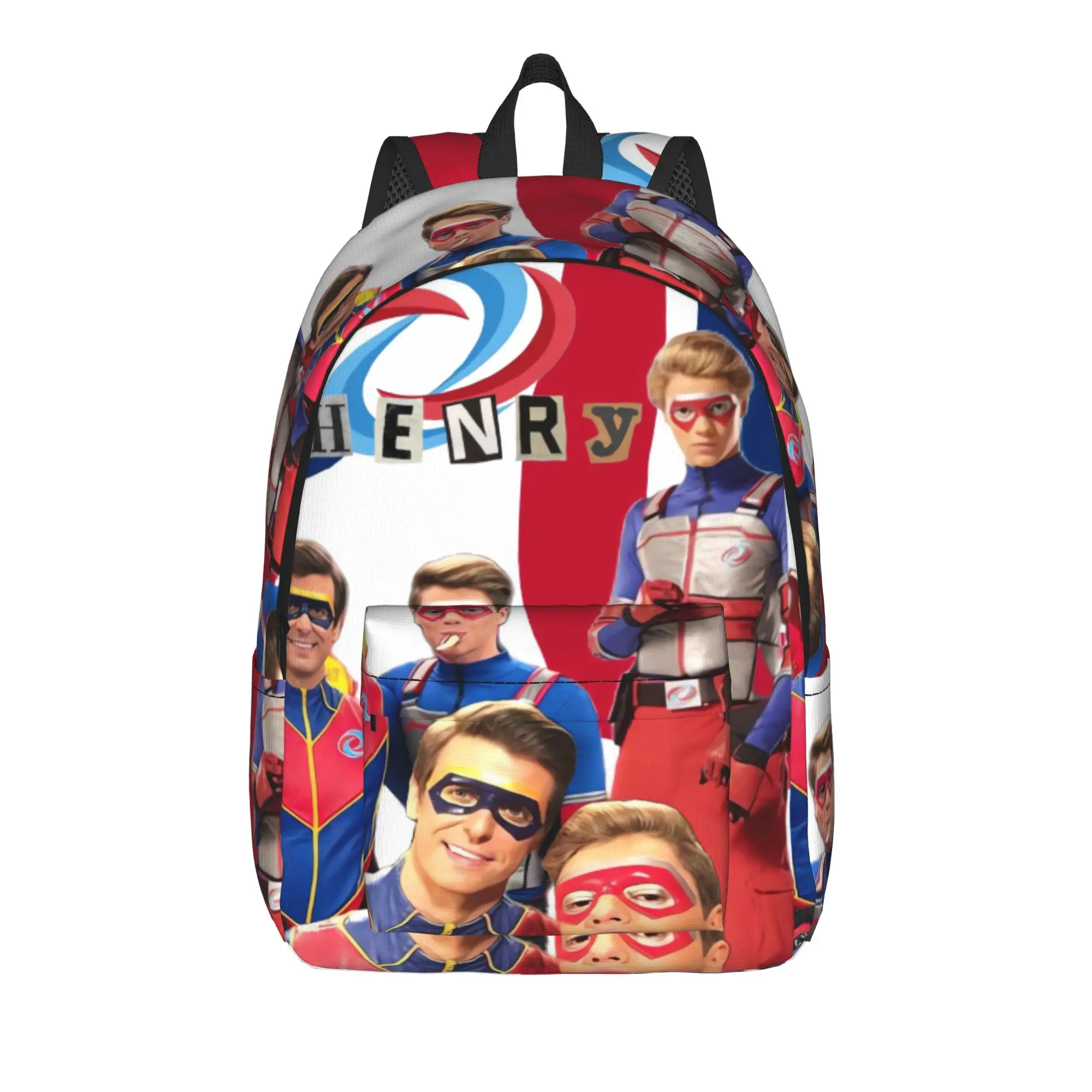 Henry Danger Secret Identities Backpack Unisex  Durable Backpacks Polyester Fun High School Bags Camping Custom Rucksack