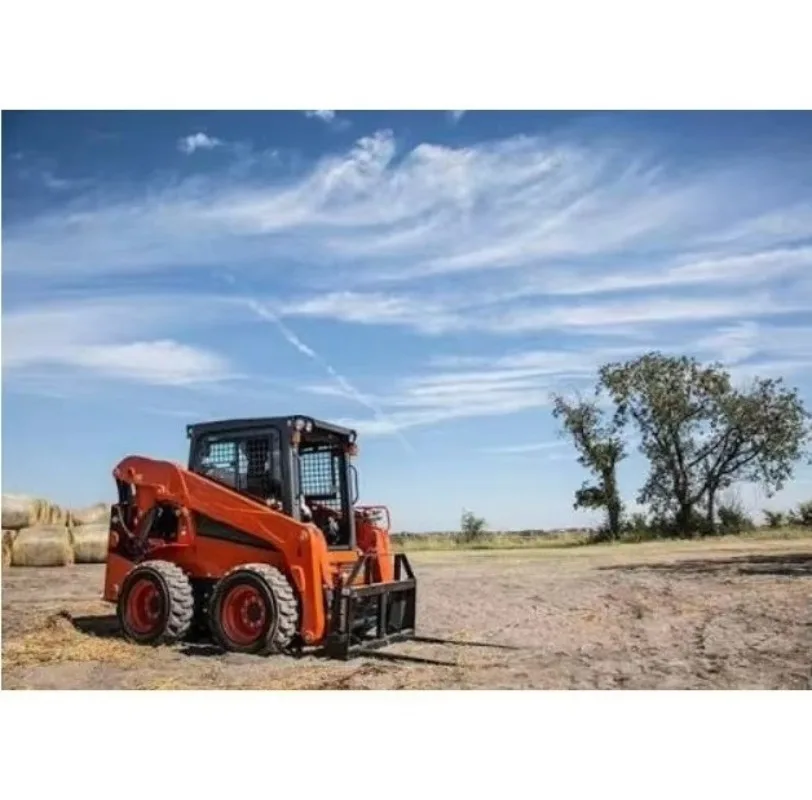 Skid Steer Loader Hydraulic Compact Mini Loader Construction Machinery Front End Loading Equipment Multi Function Work Machine
