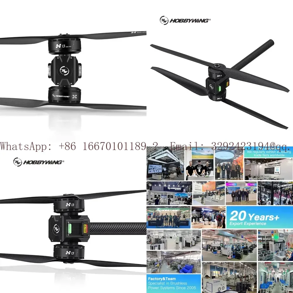 Max 96kg Thrust 40-45kg 24S Lipo H13 Industrial Double Motor for Payload 80kg Logictics Fire Protection