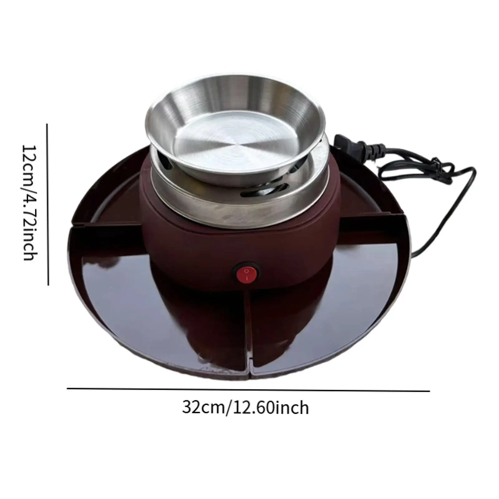 Smores Kit S'mores Maker Set Chocolate Melting Pot Housewarming Gifts Flameless Roaster for Family Christmas Wedding Birthday