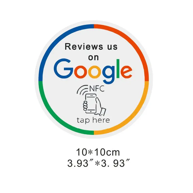 NFC Sticker TripAdvisor NFC Sticker Increase Your Follows Tap to Follow Diameter 100mm