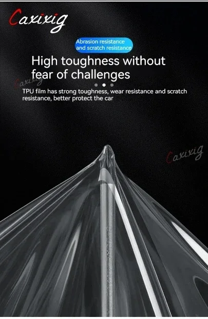 2 قطعة سيارة العلوي طبقة رقيقة واقية الفينيل حماية سلع السيارات الأسود بولي TPU ملصق لتويوتا RAV4 XA50 2020 2021 2022 اكسسوارات #5