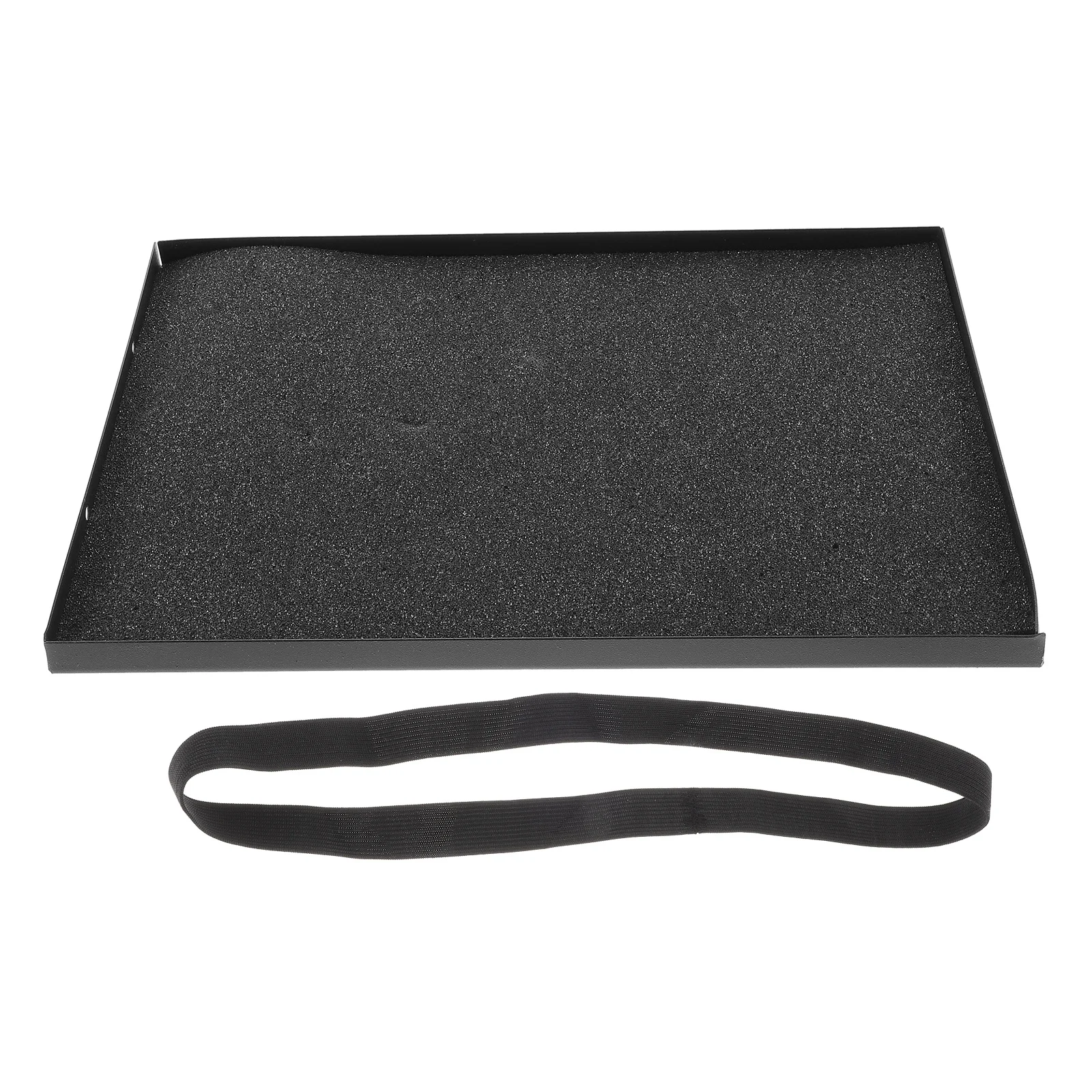 Staffa per proiettore Vassoio per laptop Supporto per mensola Supporto per notebook Piattaforma Costruzione in acciaio Cuscinetti antiscivolo Cinghie di fissaggio