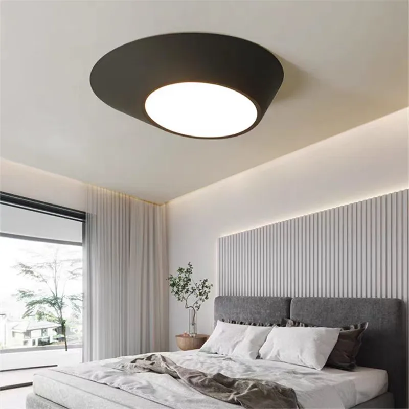 Nordic Angled Ceiling Light Hallway Entrance Minimalist Unique Light Circular Cloakroom Bedroom Study