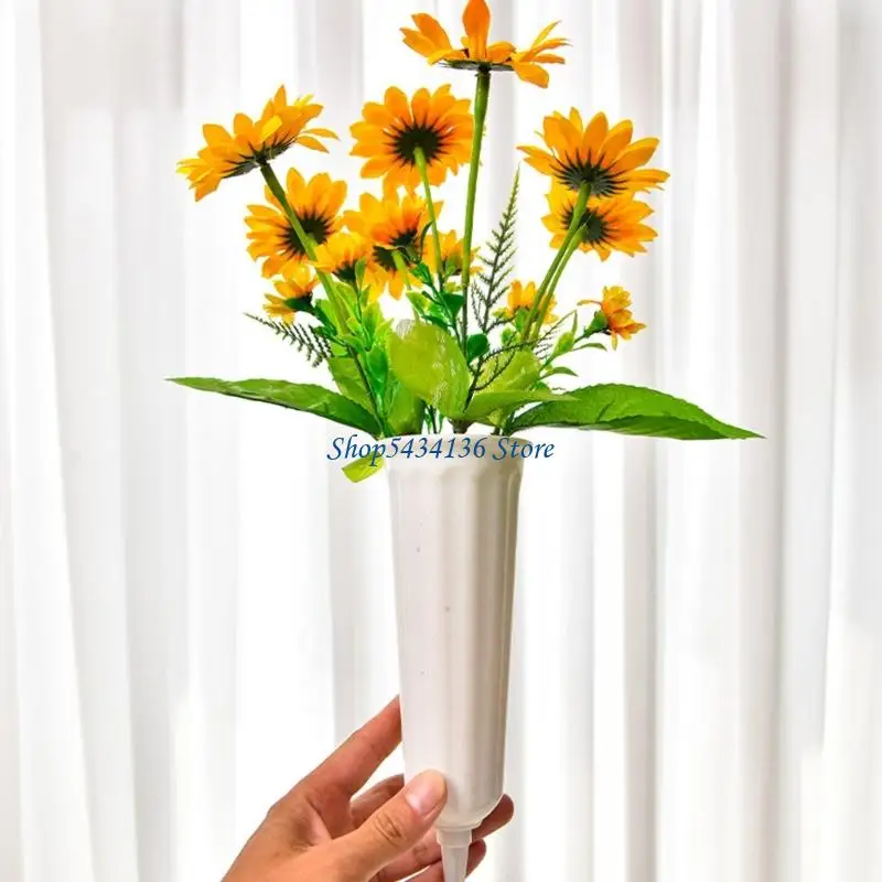 H7ED Heavy Duty Lawn Floral Tube For Burial Sites Waterproof And Windproof Construction