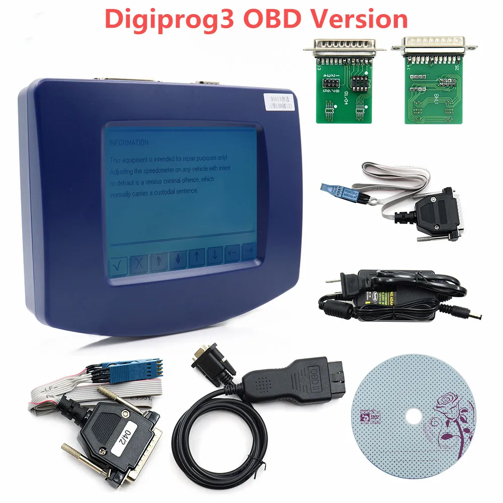 Инструмент для программатора Digiprog3 V4.94 OBD-версия с чипом FTDI Digiprog III для многих автомобилей Многоязычные инструменты для программатора KM