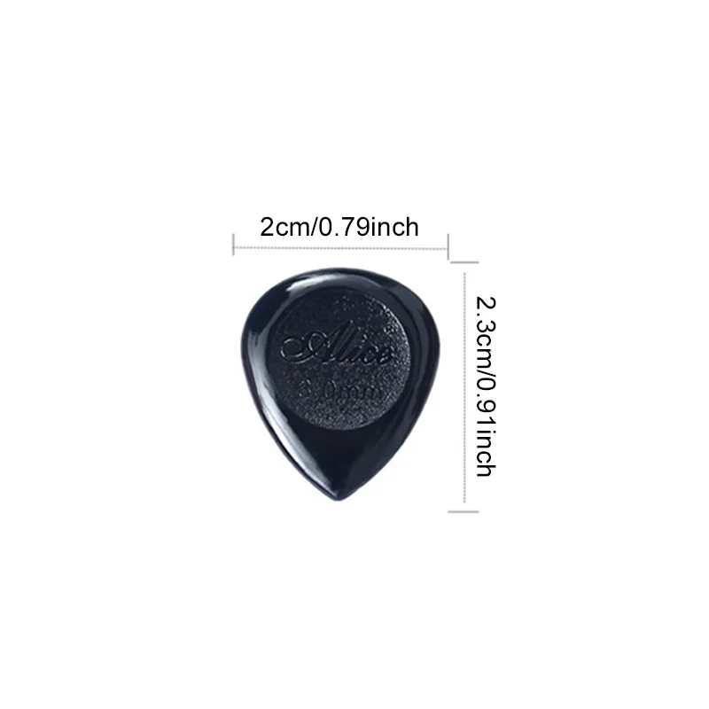 30/50Pcs Bulk Guitar Picks Set with Divided Storage Box Random Colors Thickness Waterdrop Plastic Plectrums for Acoustic TMZ