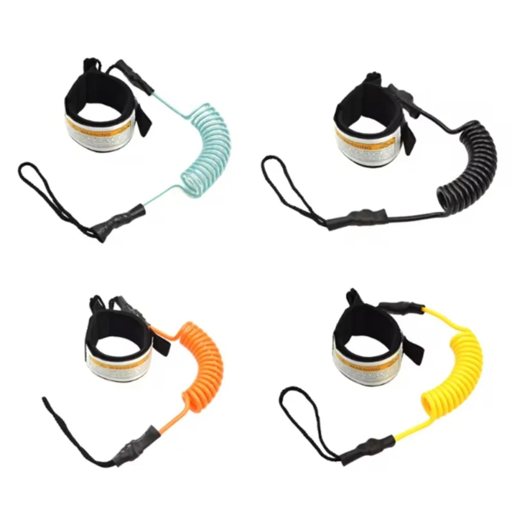 TPU Surfing Safety Hand Rope 1.3 Meters Surfboard Surfing Kayak Boat Leash Rope Stand Up Paddle Board Foot Leg Accessories