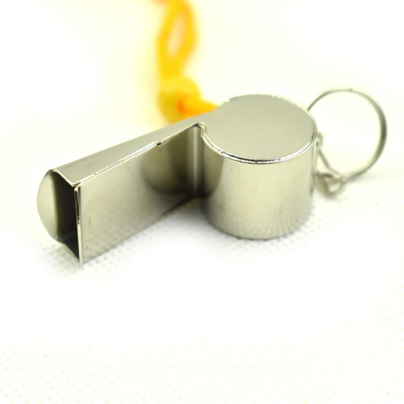 스테인레스 스틸 201 금속 호루라기, 야외 고음 호루라기, 농구 및 축구 코트 용품, 스포츠 심판 호루라기