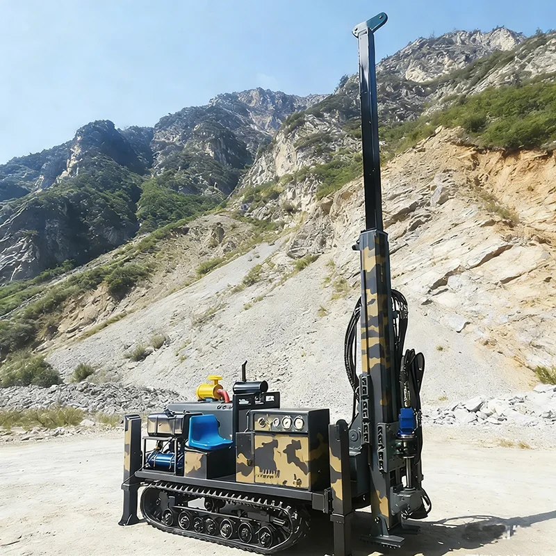 Customized Full Hydraulic Core Drilling Rig 800m Depth  Adaptable Diamond Coring Equipment for Mountain Desert and Mining Areas