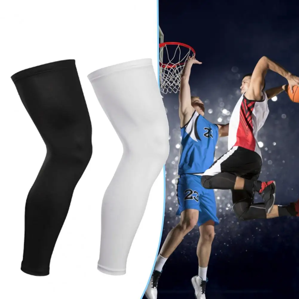 Knee Support Long Men Women Leg Brace Support Sweat-absorbent Knee Sleeve Full Length Leg Compression Sleeve for Sports