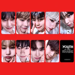 9pcs/set Kpop ZB1 YOUTH IN THE SHADE Album Card Jang-ho Sung Han-bin Member's Personal Card Printed Card Printed Photo Fan Gift