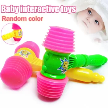 대형 BB 망치 플라스틱 타악기 소리 나는 망치, 특별한 재미있는 장난감, 어린이 퍼즐, 새롭고 독특한 장난감