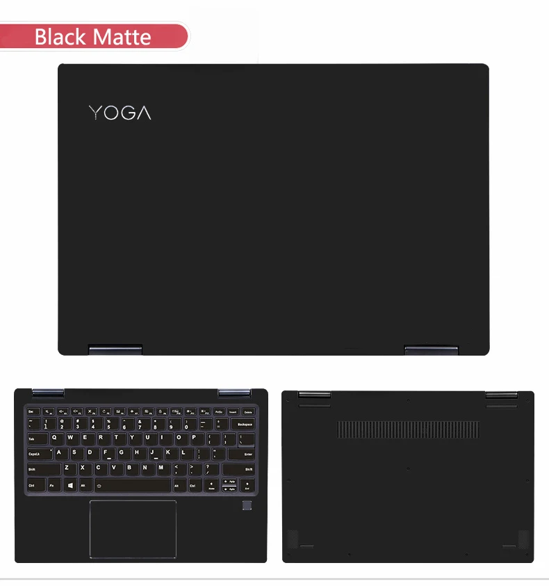 Fashion Laptop Pure Color Stickers for Lenovo YOGA710 14 15/YOGA720-13 730-13/YOGA720-15/Yoga 730 13ikb/YOGA900s-12 Notebook PC