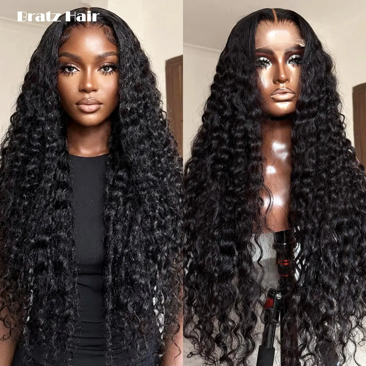 

Deep Wave Lace Front Wigs Human Hair 13x6 13x4 HD Lace Front Wigs Brazilian Curly Wig Human Hair Glueless Frontal Wigs for Women