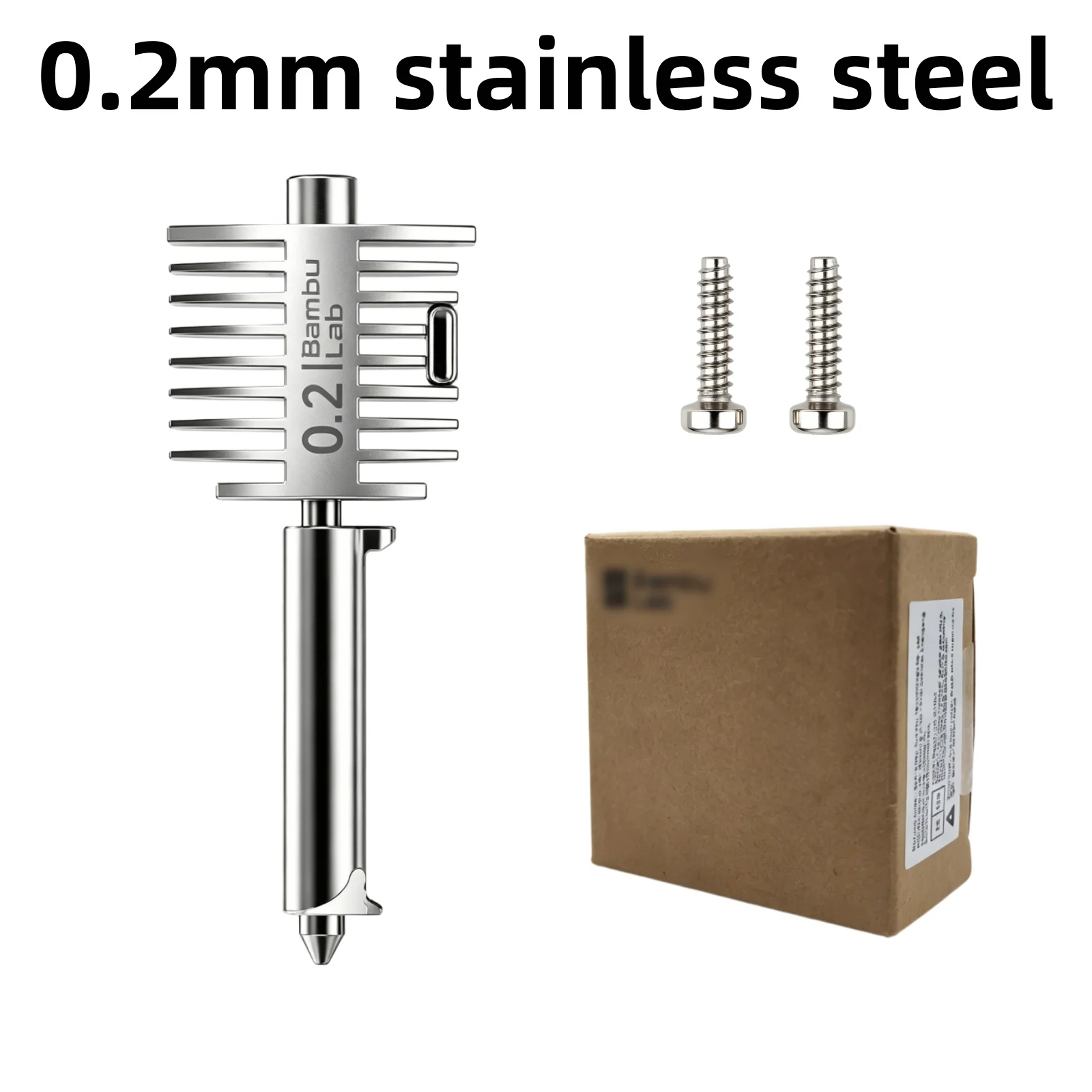Official Bambu Lab A1/A1 Mini Multi-Size Hotend Kit | 0.4mm Hardened Steel Nozzle Set Standard Flow Hot End Upgrade Assembly