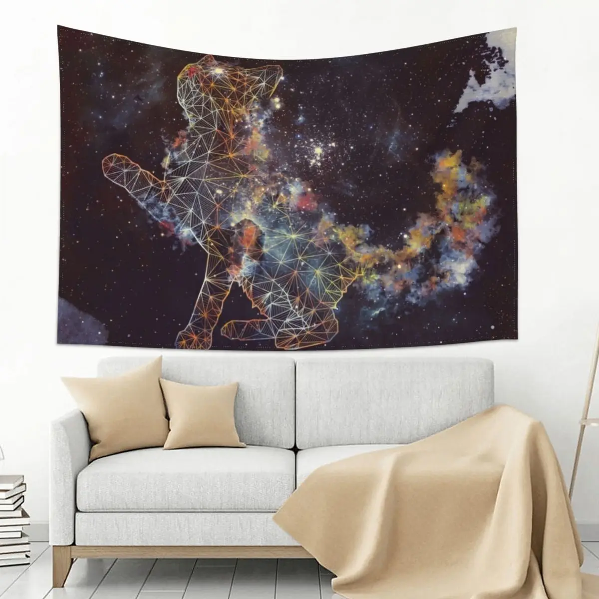 

Celestial Cat Tapestry Home Decoration