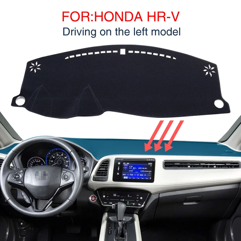 

Car Dashboard Mat for Honda HR-V Vezel 2015-2022 HRV Accessories Sunshade Protective Carpet Dash Mat Dashmat