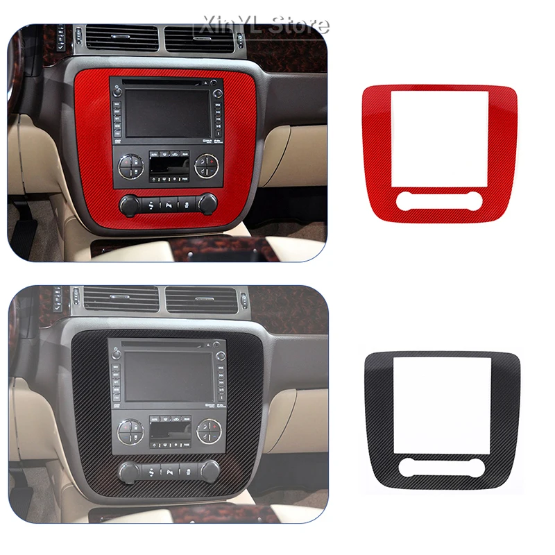 Car Center Navigation Panel Trim for Chevy Tahoe for Suburban for Avalanche for GMC Yukon for GMC Sierra 2007-2013 Accessories