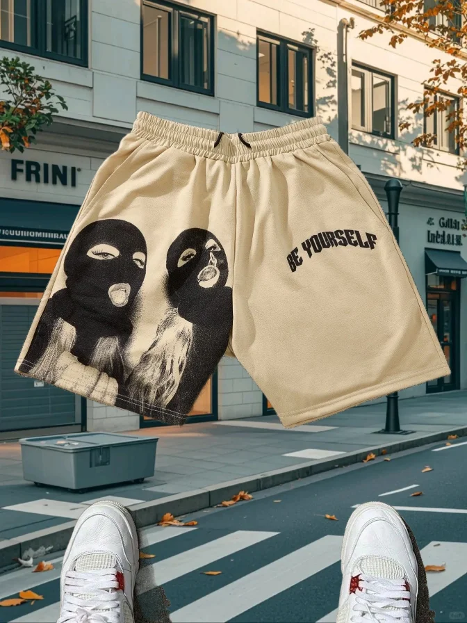 

Последние популярные шорты Y2K, американские уличные трендовые мужские шорты в стиле Харадзюку, модные шорты для взрослых с 3D принтом, комфорт мужчин и женщин