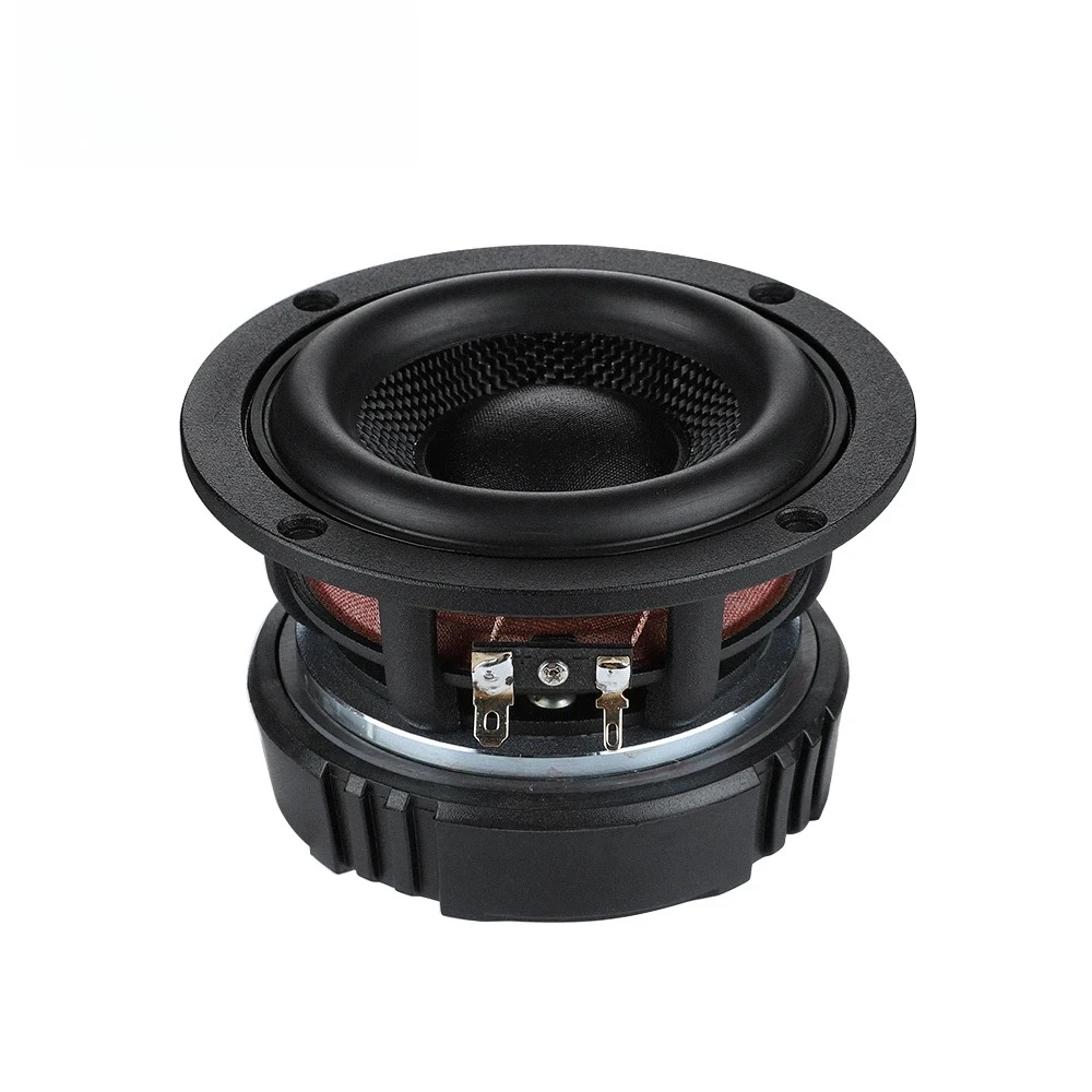 1PC 4.5 inch Subwoofer Speaker Hifi 4/8 Ohm 50W Fiberglass Basin Deep Bass Bookself Woofer Loudspeaker large Magnetic