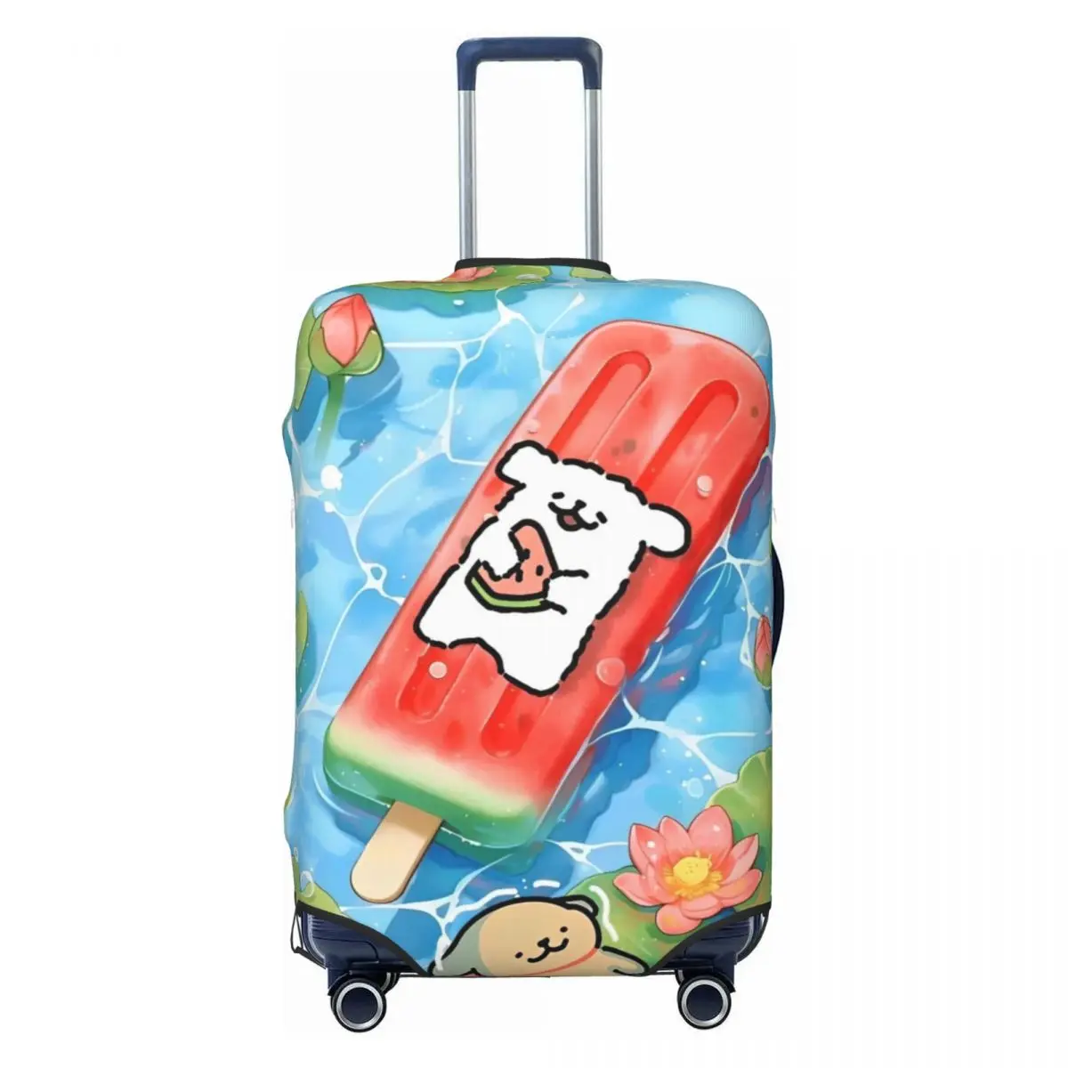 MINISO Maltese Suitcase Cover Vacation Practical Luggage Accesories Business Protection