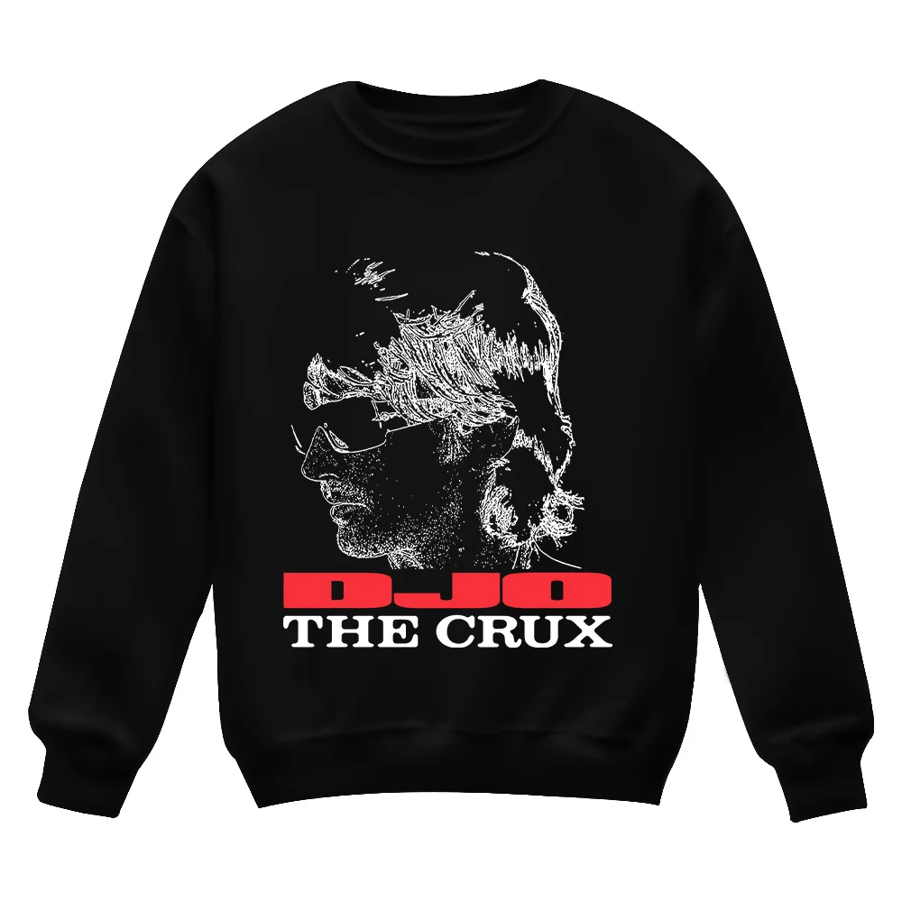 Camiseta de Manga Longa DJO Crux Face, Merch de Joe Keery, Camisetas Crewneck, Pulôveres Casuais de Outono e Inverno, Roupas Oversized para Mulheres e
